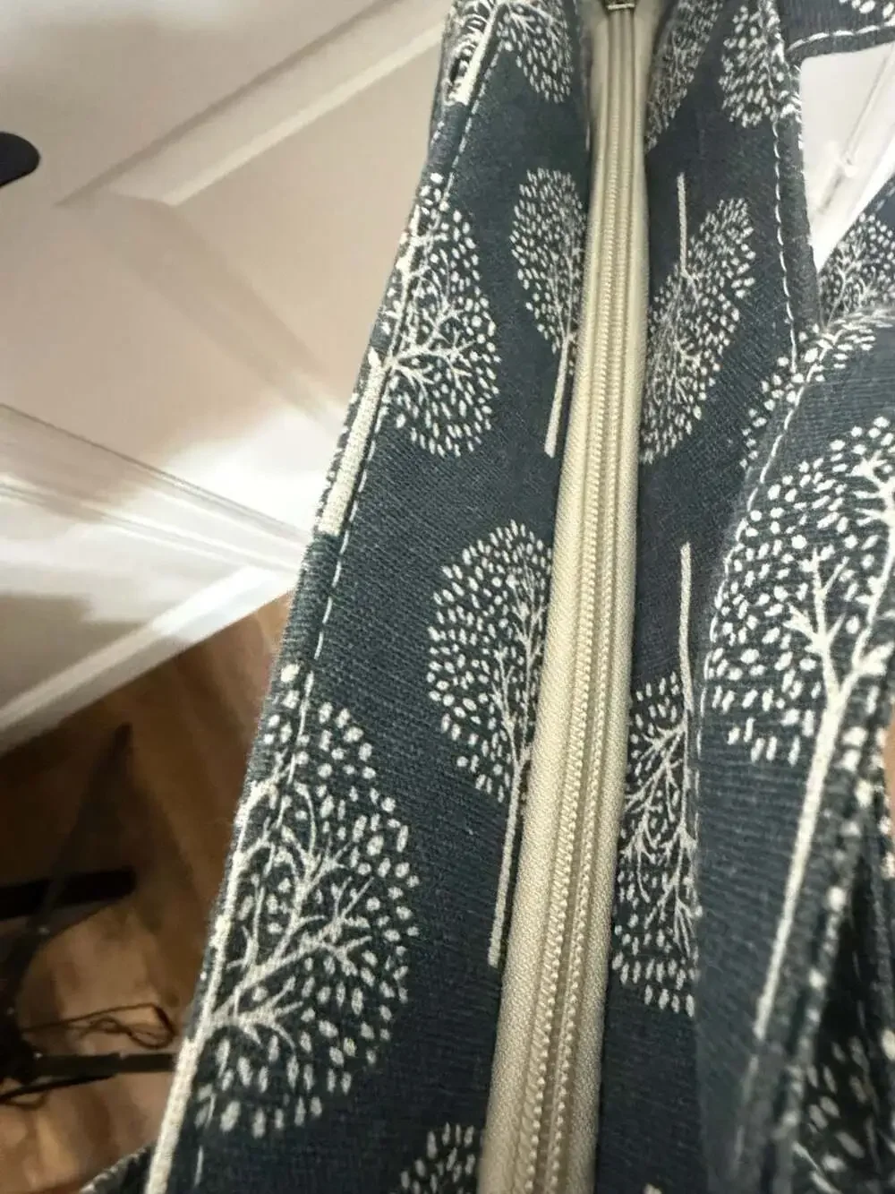 Paris Tree Print Viscose Tote Bag